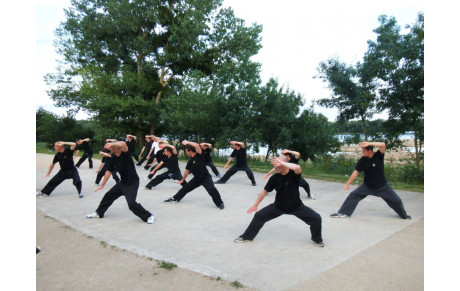 Cours de kung Fu en extérieur