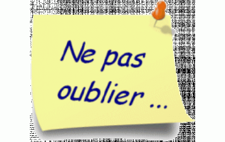 Petit rappel